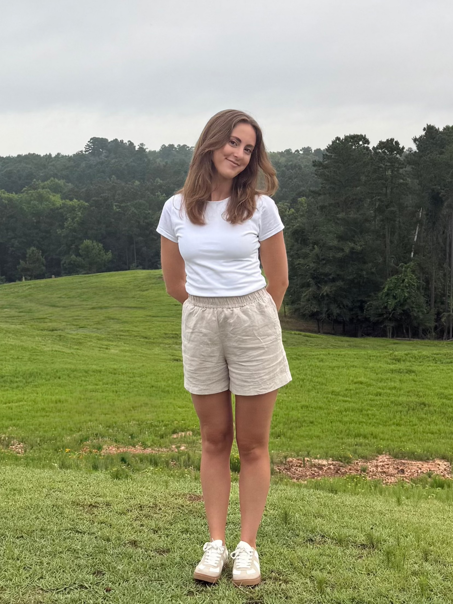Margo Shorts in Beige
