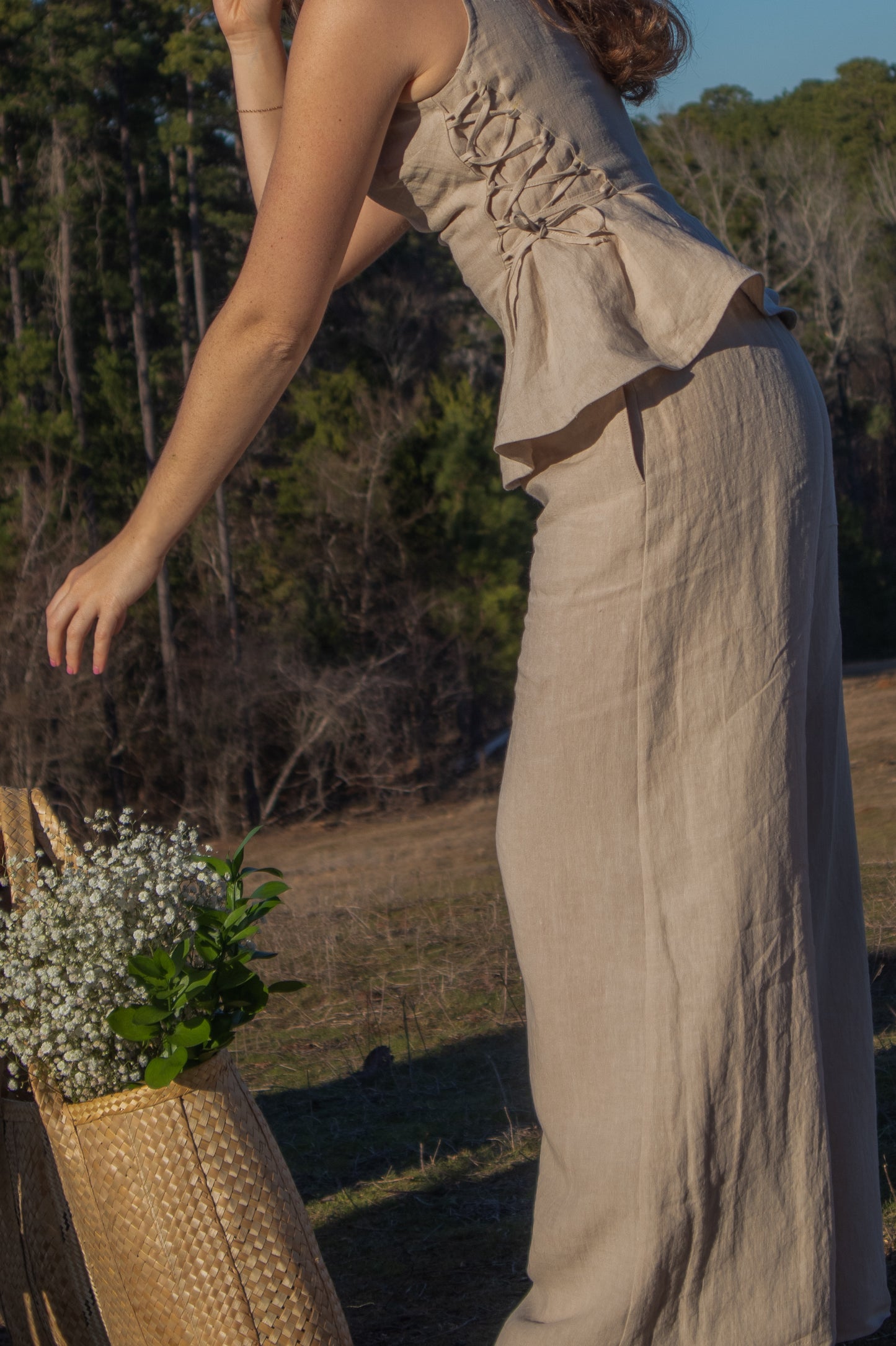 Margo Pants in Beige