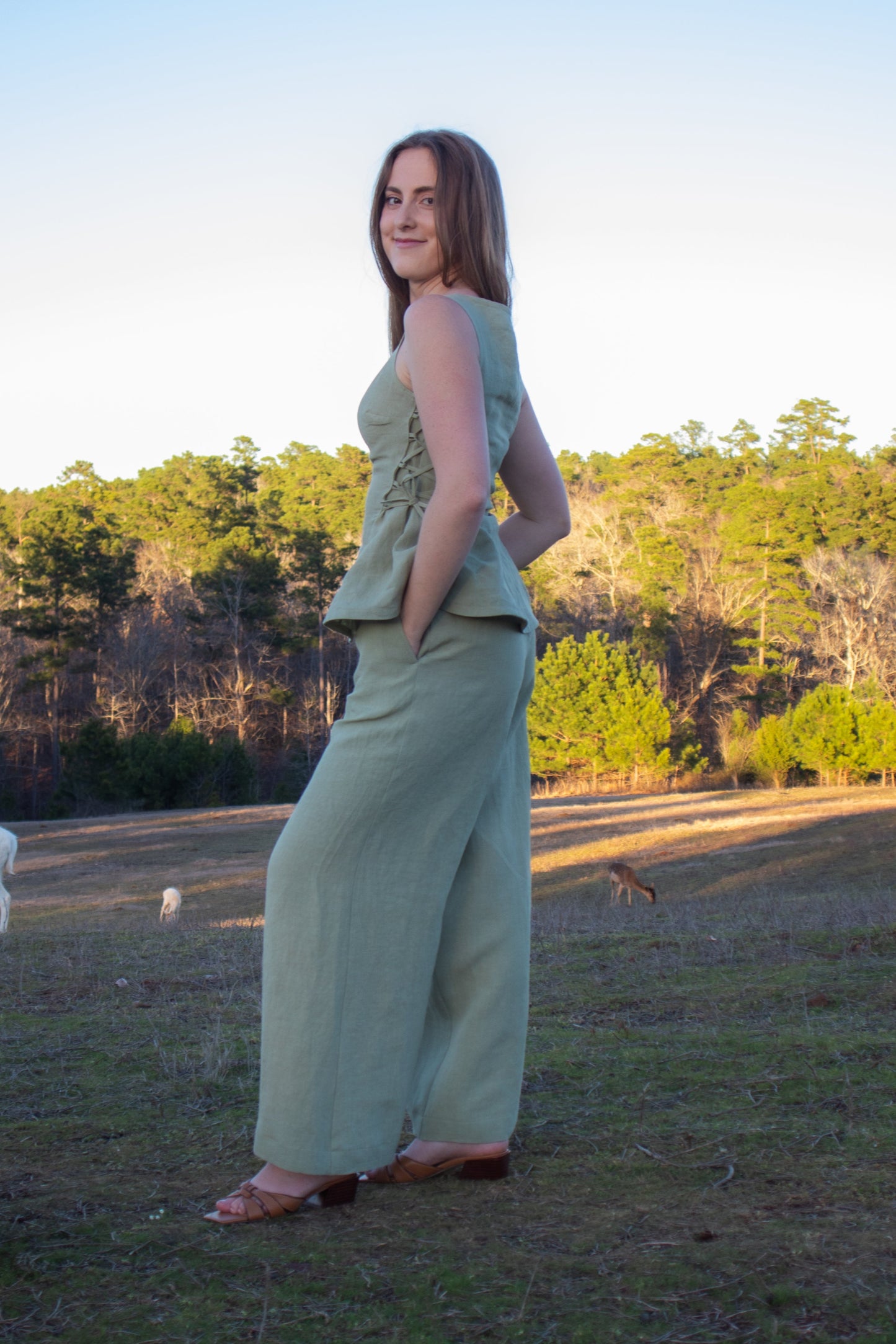 Margo Pants in Sage
