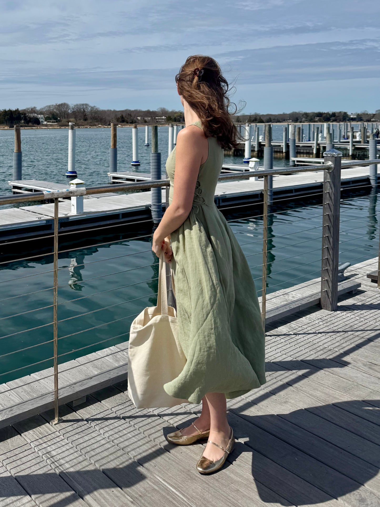 Margo Dress in Sage